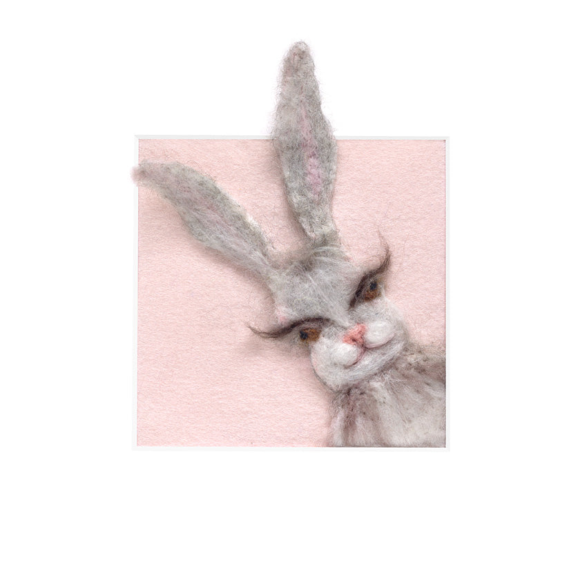 Flirty Rabbit Single Card