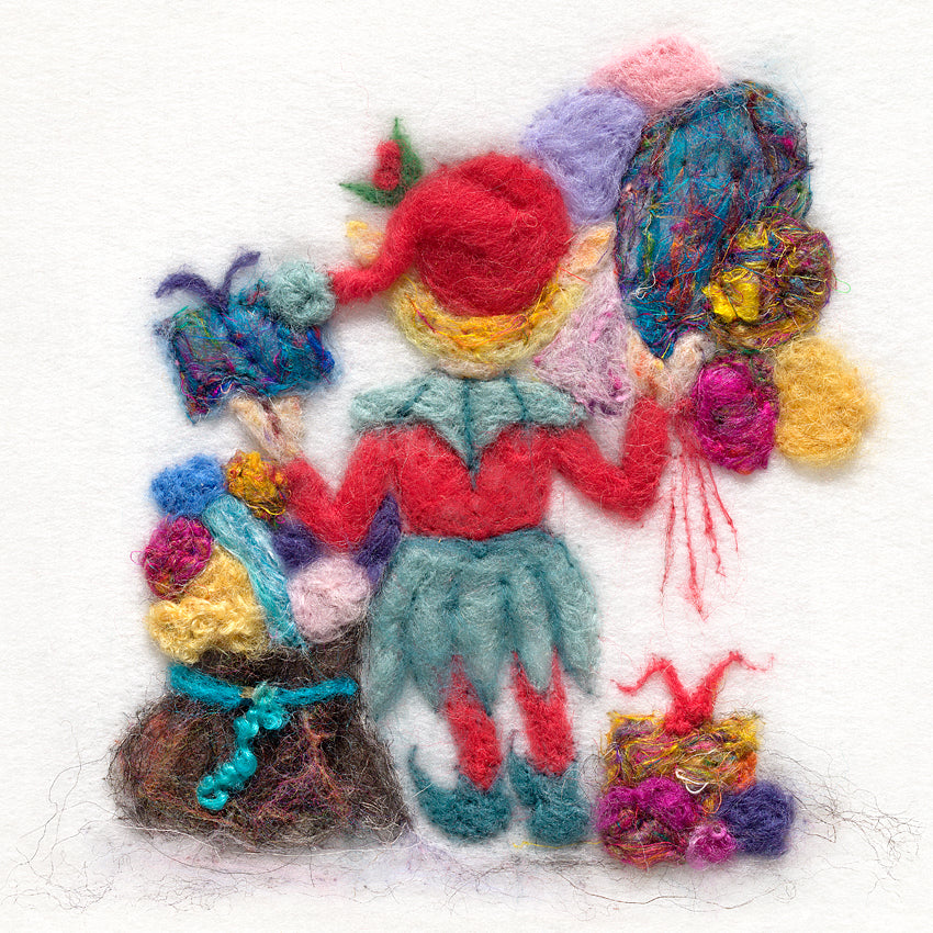 Christmas Elf Single Card